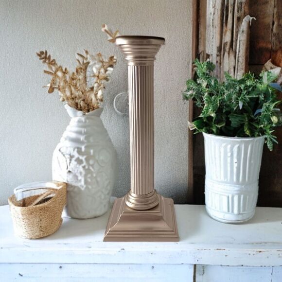 Baldwin Brass Smithsonian Candle Stick Platinum Mist Nickel 8" Federal SINGLE. - Picture 12 of 15